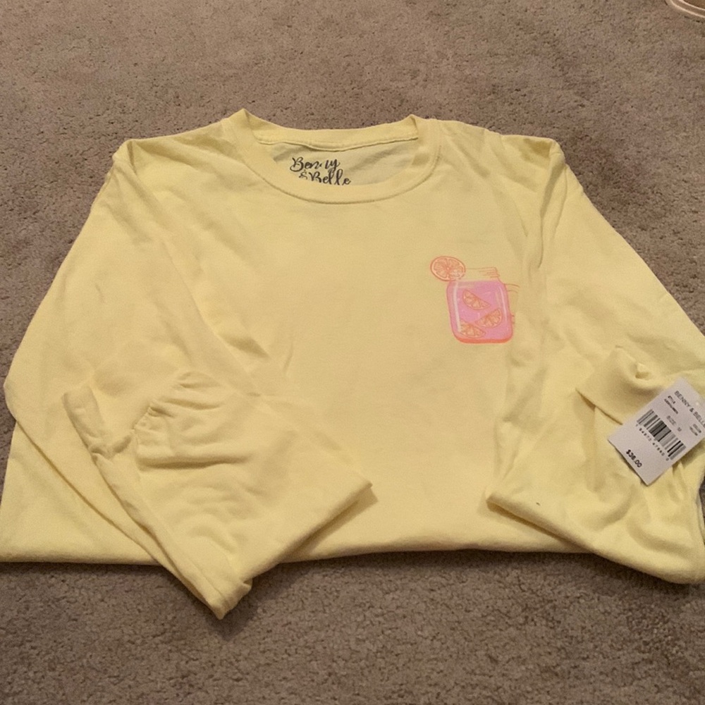 Benny&belle long sleeve life is sweet tee shirt